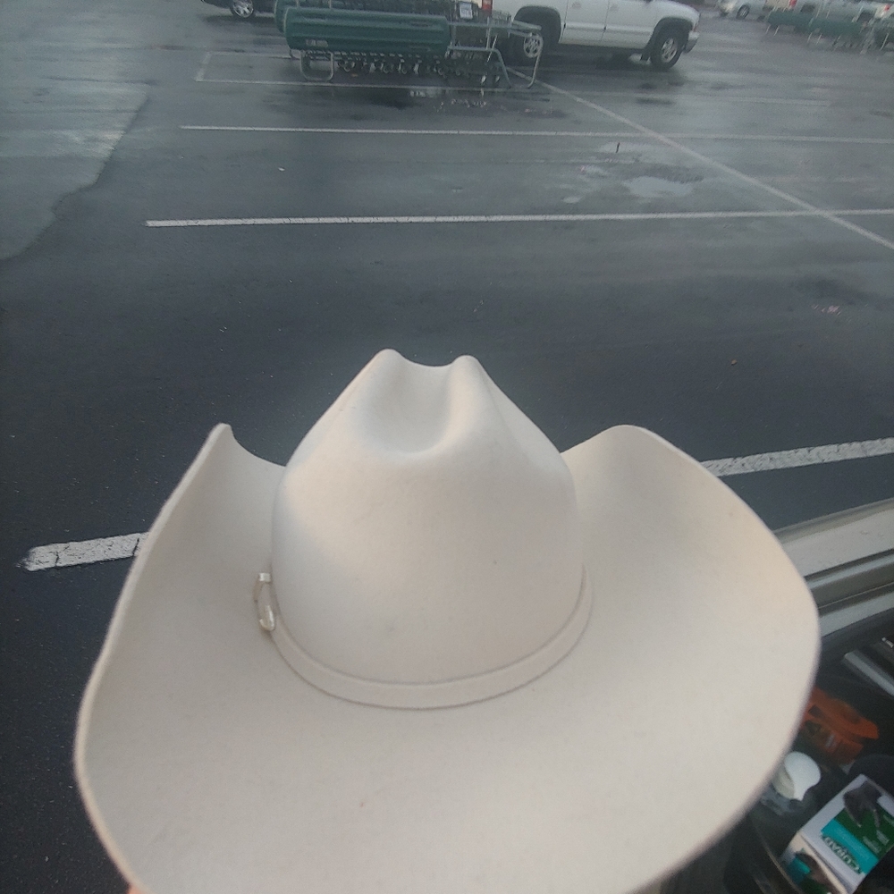 Stetson (White Faux Cowboy Hat)
